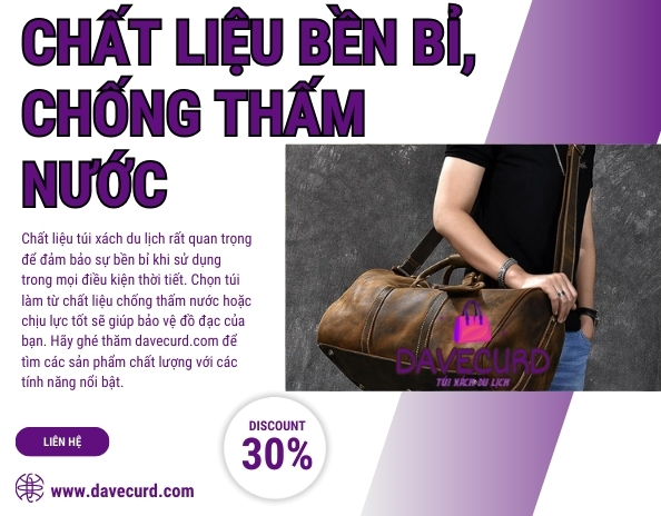 Giới Thiệu TÚI XÁCH DU LỊCH DAVECURD